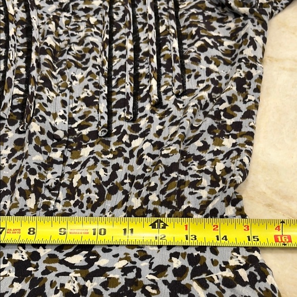 Zadig & Voltaire Raspail Leopard Print Crinkle Dress | Fits Medium - Picture 8 of 14